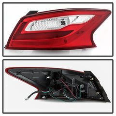 xTune 16-18 Nissan Altima 4DR Passenger Side Tail Light - OEM Outter Right (ALT-JH-NA16-4D-OE-OR)