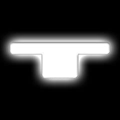 ORACLE Lighting Universal Illuminated LED Letter Badges - Matte White Surface Finish - T