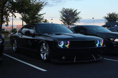 Oracle 15-21 Dodge Challenger Dynamic Surface Mount Headlight Halo Kit - ColorSHIFT - Dynamic