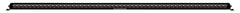 Hella Universal Black Magic 50in Thin Light Bar - Driving Beam