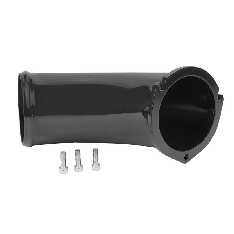 Wehrli 01-04 Chevrolet 6.6L LB7 Duramax 3.5in Intake Horn - Fine Texture Black