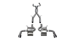 Corsa 16-18 Chevy Camaro SS 6.2L Xtreme 2.75in Cat-Back Dual Rear Exit w/ Single 4.5in Polished Tips