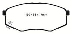 EBC 10-15 Hyundai Tucson 2.0 FWD Greenstuff Front Brake Pads