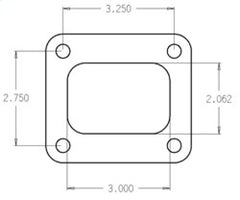 Cometic Turbo FLG T4 Garrett Exh Inlet .010in Exhaust Gasket