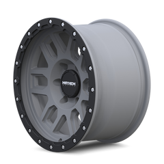 Mayhem 8304 Delta 20x9 / 5x150 BP / 0mm Offset / 110mm Hub Matte Gunmetal w/ Matte Black Lip Wheel