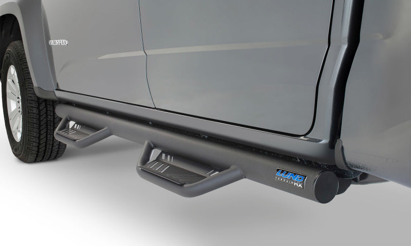 Lund 16-19 Toyota Tacoma Crew Cab Terrain HX Step Nerf Bars - Black