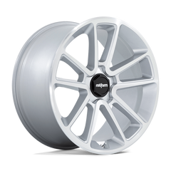 Rotiform R192 BTL Wheel 21x10.5 5x112 38 Offset - Gloss Silver w/ Machined Face