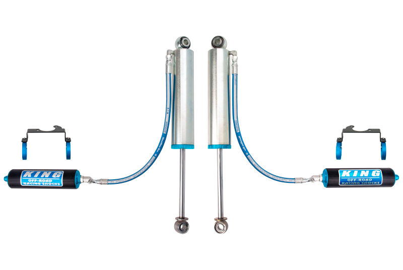 King Shocks 1997+ Nissan Patrol Y61 Rr 3.0 Dia Remote Res Shock for 0-2in Lift Fin Res w/Brkt (Pair)