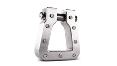 Body Armor 4x4 Mega D-Ring Machined Silver Single