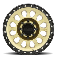Method MR315 17x8.5 0mm Offset 8x170 130.81mm CB Gold/Black Street Loc Wheel