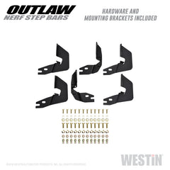 Westin 14-18 Chevrolet/GMC Silverado/Sierra 1500 CrewCab 15-19 2500/3500CrewCab Outlaw Nerf Step Bar