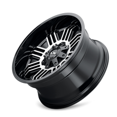 ION Type 144 17x9 / 5x127 BP / -12mm Offset / 87.1mm Hub Black/Machined Wheel