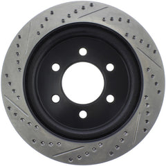 StopTech Slotted & Drilled Sport Brake Rotor - Rear Left