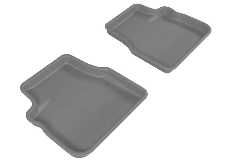 3D MAXpider 2009-2013 Subaru Forester/Impreza/WRX/Sti Kagu 2nd Row Floormats - Gray