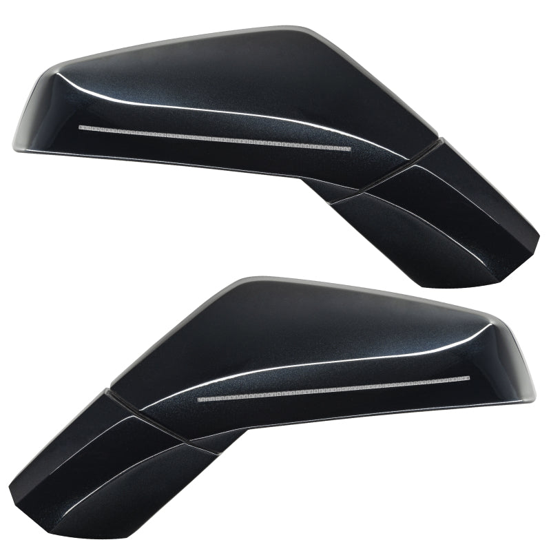 Oracle 05-13 Chevy Corvette C6 Concept Side Mirrors - Carbon Flash Metallic (GAR)