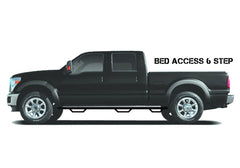 N-Fab Nerf Step 15-17 Ford F-150 SuperCab 8ft Bed - Gloss Black - Bed Access - 3in