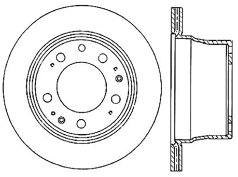 StopTech Slotted & Drilled Sport Brake Rotor