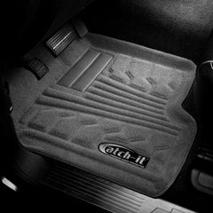 Lund 07-17 Ford Expedition Catch-It Carpet Front Floor Liner - Grey (2 Pc.)