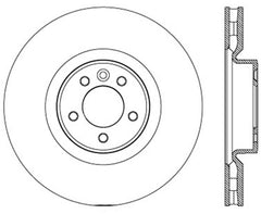 StopTech 13-17 Land Rover Range Rover Premium High Carbon Brake Rotor - Front