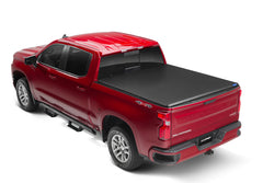 Lund 05-17 Nissan Frontier Styleside (5ft. Bed) Hard Fold Tonneau Cover - Black