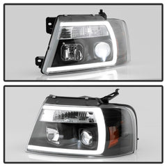 Spyder Ford F-150 04-08 High-Power LED Headlights - Black PRO-YD-FF15004PL-BK