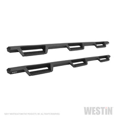 Westin/HDX 07-19 Chevy Silv 2500/3500 Crew (8ft) (Excl Dually) Drop WTW Nerf Step Bars - Blk