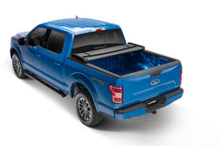 Lund 16-17 Nissan Titan XD (6.5ft. Bed w/o Titan Box) Genesis Elite Tri-Fold Tonneau Cover - Black