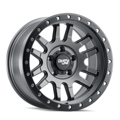 Dirty Life 9309 Canyon Pro 17x9/6x139.7 BP/0mm Offset/106mm Hub Satin Graphite Whl - Beadlock