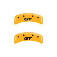 MGP 4 Caliper Covers Engraved Front & Rear MGP Black finish silver ch