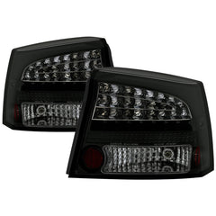 Spyder 06-08 Dodge Charger LED Tail Lights - Black Smoke ALT-YD-DCH05-LED-BSM