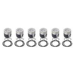 Industrial Injection 04.5-07 Dodge 24V .040 Oversized Piston w/Rings wrist Pins / Clips (Set)