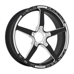 Weld Alumastar 2.0 18x6 / 5x4.5 BP / 3.2in. BS Black Wheel