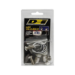 DEI LED LiteN Boltz License Plate Lighting Kit - Dome Head - 4pc - Satin