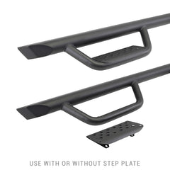 Go Rhino 20-20 Jeep Gladiator JT Dominator Extreme D2 SideSteps - Cab Length - Tex Blk