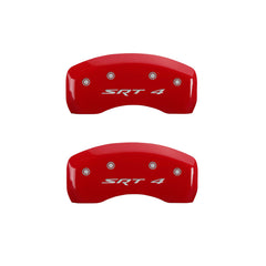 MGP 4 Caliper Covers Engraved Front & Rear SRT4 Yellow finish black ch