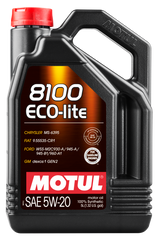Motul 5L Synthetic Engine Oil 8100 5W20 ECO-LITE