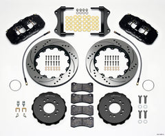 Wilwood AERO6 Front Hat Kit 14.25 Drilled 2014-Up Corvette C7 w/Lines