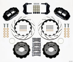 Wilwood Narrow Superlite 6R Front Hat Kit 14.00in Drilled 84-87 Corvette C4