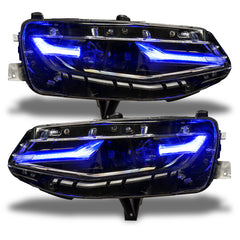 Oracle 19-21 Chevy Camaro LS/LT RGB+A Headlight DRL Upgrade Kit - ColorSHIFT w/o Controller