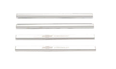 Putco 14-18 Chevy Silv LD - Regular Cab w/ CHEVROLET Etching (4pcs) SS Door Sills