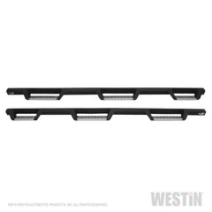 Westin/HDX 07-18 Chevrolet Silverado 2500 6.5ft Drop Wheel to Wheel Nerf Step Bars - Textured Black