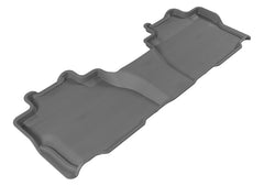 3D MAXpider 2008-2020 Toyota Sequoia Kagu 2nd Row Floormats - Gray