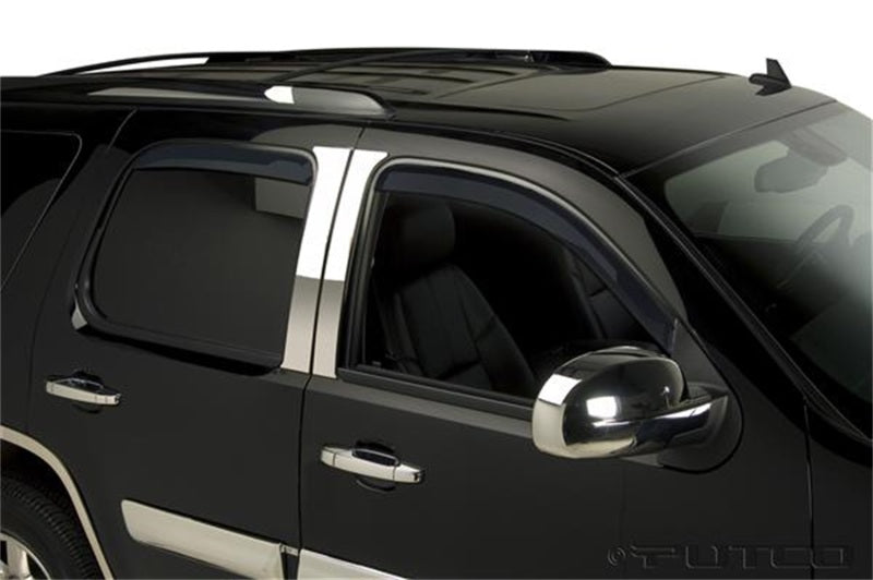 Putco 14-14 Chevrolet Silverado HD - Ext Cab (Set of 4) Element Tinted Window Visors