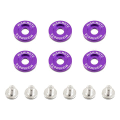 Mishimoto Large Fender Washer Kit (6pcs) - Purple