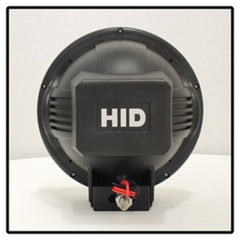 Spyder 7 Inch HID 4x4 fog lights Black/Red Housing w/wiring W/Switch- Chrome FL-CH-JK7004BR-C