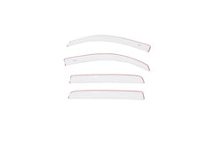 AVS 20-22 Toyota Tacoma Double Cab Low Profile Color Match Ventvisors 4pc - Super White