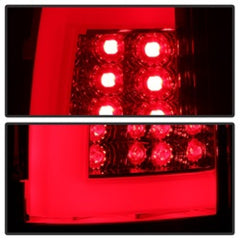 Spyder 00-06 Chevy Suburban 1500/2500 V2 Light Bar LED Tail Lights -Red Clr (ALT-YD-CD00V2-LBLED-RC)