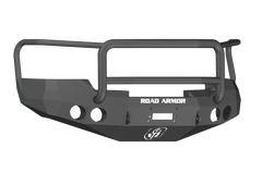 Road Armor 08-13 GMC 1500 Stealth Front Winch Bumper w/Lonestar Guard - Tex Blk