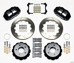 Wilwood Narrow Superlite 4R Rear Kit 12.88in 84-87 Corvette C4