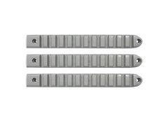 DV8 Offroad 2007-2018 Jeep JK Silver Rail Style Door Handle Inserts - Set Of 3